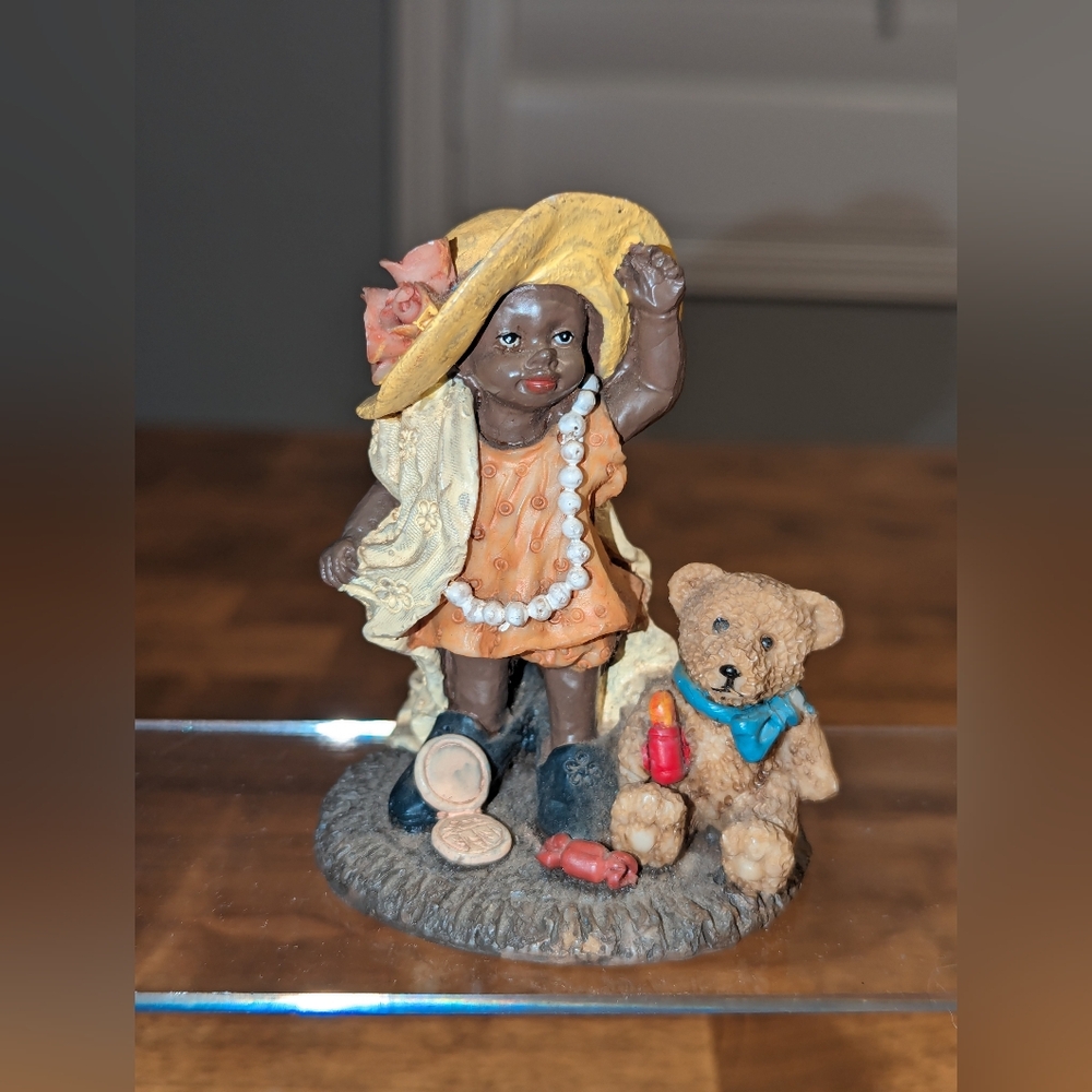 Dress up Baby and Teddy Bear Figurine